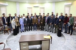 حوار مفتوح بين السيد رئيس الجامعة وعدداً من الناشطين المدنيين والصحفيين والإعلاميين .
