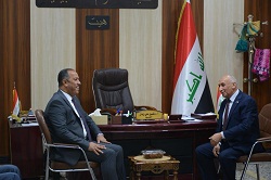 زيارة السيد رئيس الجامعة إلى كليتنا
