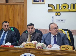 مشاركة أ.د. عدي صباح عسكر في مناقشة أطروحة دكتوراه
