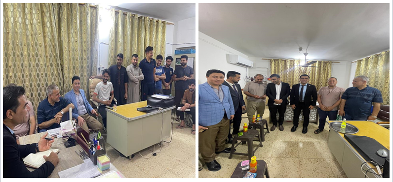 Inspection Tour of the Dormitory