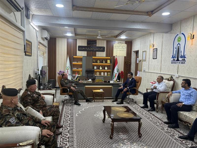 Visit of the Director of the Facilities Protection Directorate in Anbar