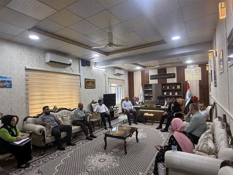  إجتماع السيد عميد الكلية مع لجان ضمان الجودة في الأقسام