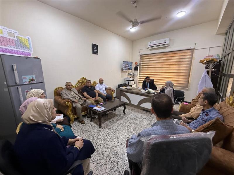 إجتماع مجلس قسم الكيمياء التطبيقية