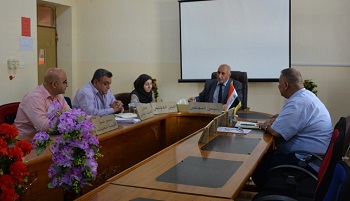 الجلسة الاولى لمجلس كلية العلوم التطبيقية-هيت