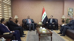 زيارة وفد جامعة الانبار إلى وزارة التخطيط