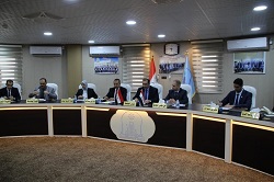 مجلس جامعة الأنبار يعقد جلسته الرابعة للعام الدراسي 2018-2019