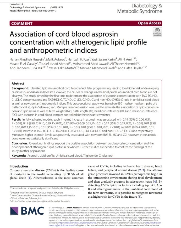 Distinguished scientific publication
