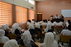 اجتماع اللجنة الامتحانية لقسم البيئة بالطلبة