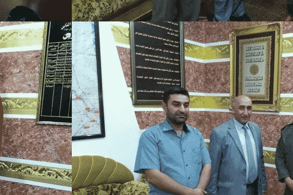 قراءة النشيد الوطني من قبل طلبة الكلية