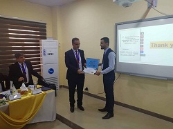 مشاركة تدريسيين من كلية العلوم التطبيقية - هيت في المؤتمر الدولي العلمي الأول للمعلومات والعلوم في جامعة الفلوجة